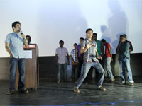 Vijay Antony's Stage Appearance at Kamala Cinemas